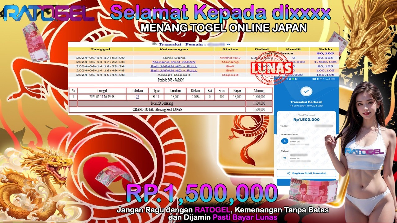 BUKTI JACKPOT TOGEL POOL JAPAN TERPERCAYA DI INDONESIA