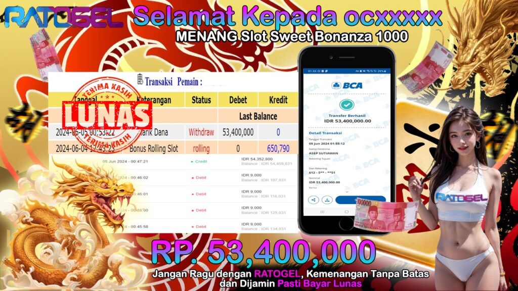 BUKTI JP SLOT DAN TOGEL TERPERCAYA DI INDONESIA TGL 05-06-2024