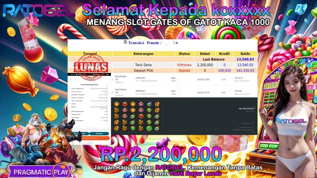 BUKTI JACKPOT SLOT GATES OF GATOT KACA 1000 TERPERCAYA DI INDONESIA TGL 10-07-2024