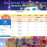 BUKTI JACKPOT SLOT MAHJONG WAYS TERPERCAYA DI INDONESIA TGL 10-07-2024