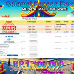 BUKTI JACKPOT SLOT MAHJONG WAYS TERPERCAYA DI INDONESIA TGL 10-08-2024