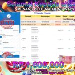 BUKTI JACKPOT SLOT MAHJONG WAYS TERPERCAYA DI INDONESIA TGL 07-09-2024