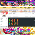 BUKTI JACKPOT SLOT MANIA OLYMPUS  TERPERCAYA DI INDONESIA TGL 13-09-2024